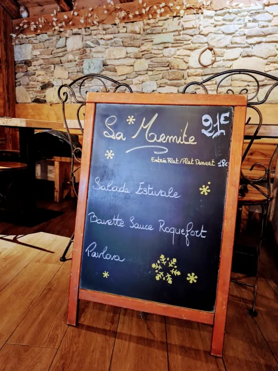 RESTAURANT A VALMOREL : Menu du Jour 21€, Valmorel, Restaurant La Marmite