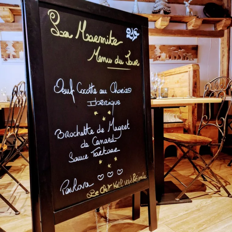 MENU DU JOUR MARDI 16 JUILLET 2024
