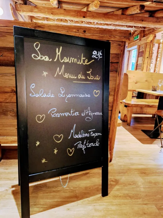MENU DU JOUR SAMEDI 20 JUILLET 2024
