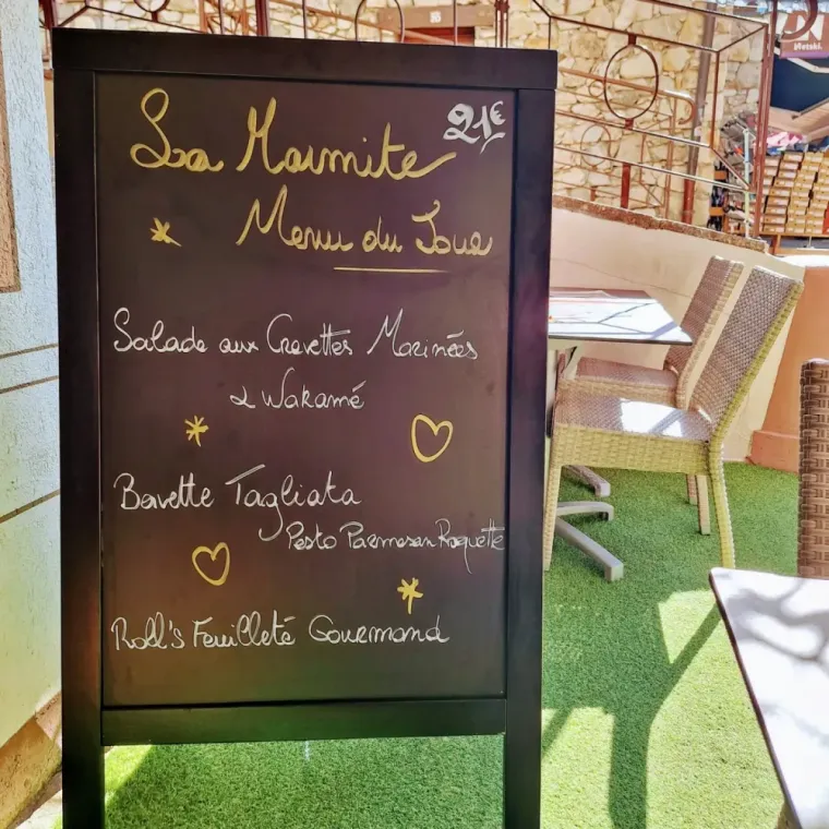 MENU DU JOUR LUNDI 29 JUILLET 2024