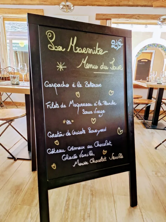 MENU DU JOUR VENDREDI 2 AOÛT 2024