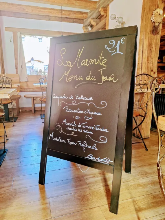 MENU DU JOUR JEUDI 22 AOÛT 2024