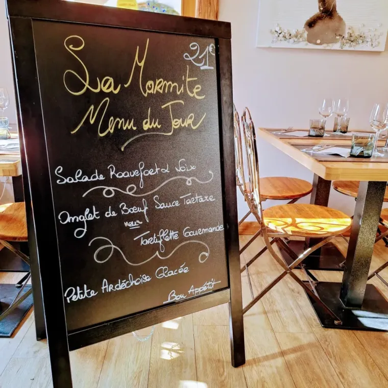 MENU DU JOUR VENDREDI 23 AOÛT 2024