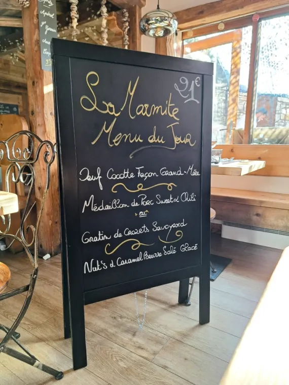 MENU DU JOUR DIMANCHE 25 AOÛT 2024