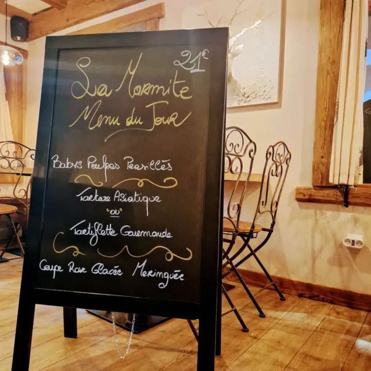 MENU DU JOUR LUNDI 26 AOÛT 2024