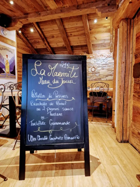 MENU DU JOUR MERCREDI 7 AOÛT 2024