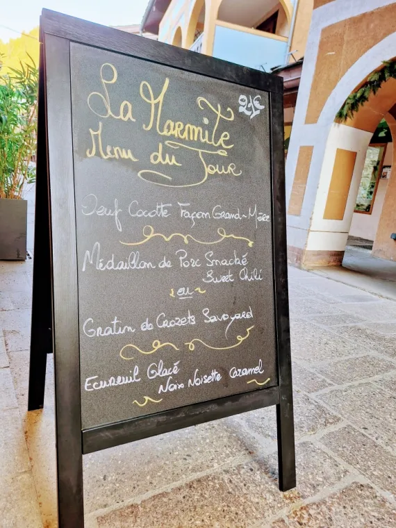 MENU DU JOUR DIMANCHE 11 AOÛT 2024