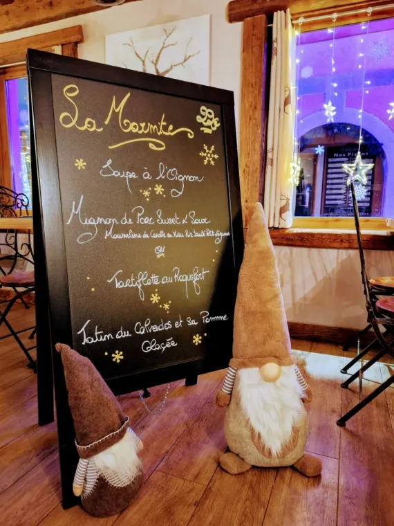 Menu du Jour 22€   🌴  Mignon de Porc Sweet & Sour 🌴, Valmorel, Restaurant La Marmite