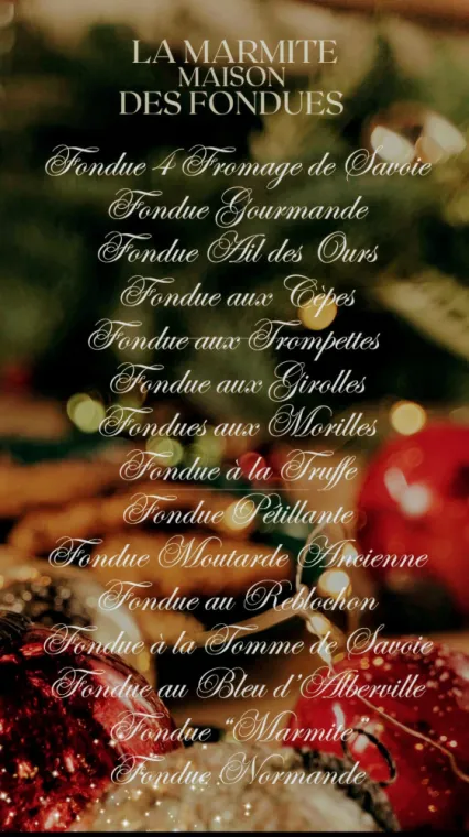 FONDUE SAVOYARDE